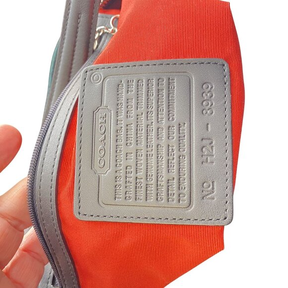 Rare Vintage Coach Holiday 2002 Green Tartan Plaid Wool Shoulder Bag With Matchi - Picture 4 of 16